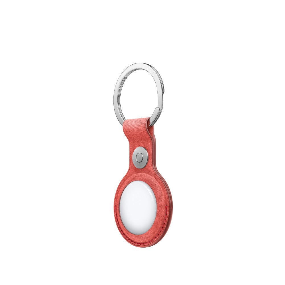 AirTag FineWoven Key Ring - Coral