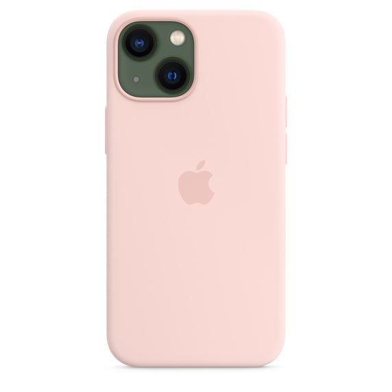 Capa Silicone/MagSafe iPhone 13 Mini Giz rosa