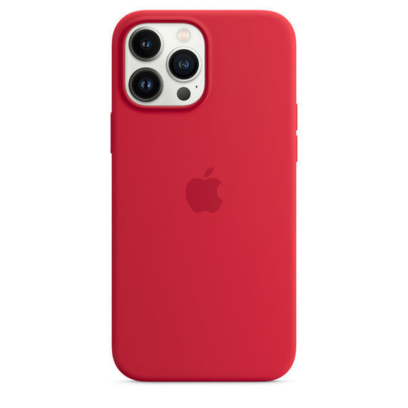 Capa Silicone/MagSafe iPhone 13 Pro Max (PRODUCT)RED