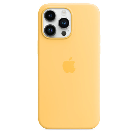 iPhone 14 Pro Max Silicone MagSafe - Amarelo solar