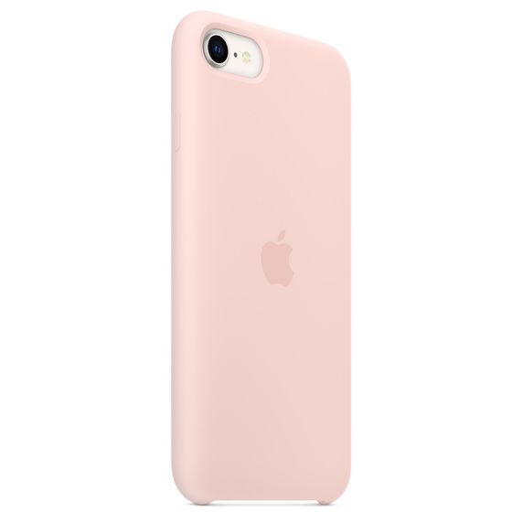 Capa Silicone iPhone SE (Rosa giz)