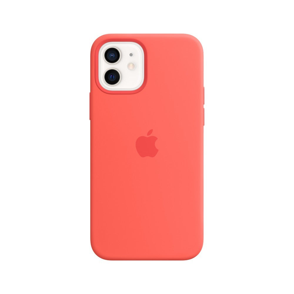 Capa em Silicone c/ MagSafe Para iPhone 12 / 12 Pro - Rosa C’trico